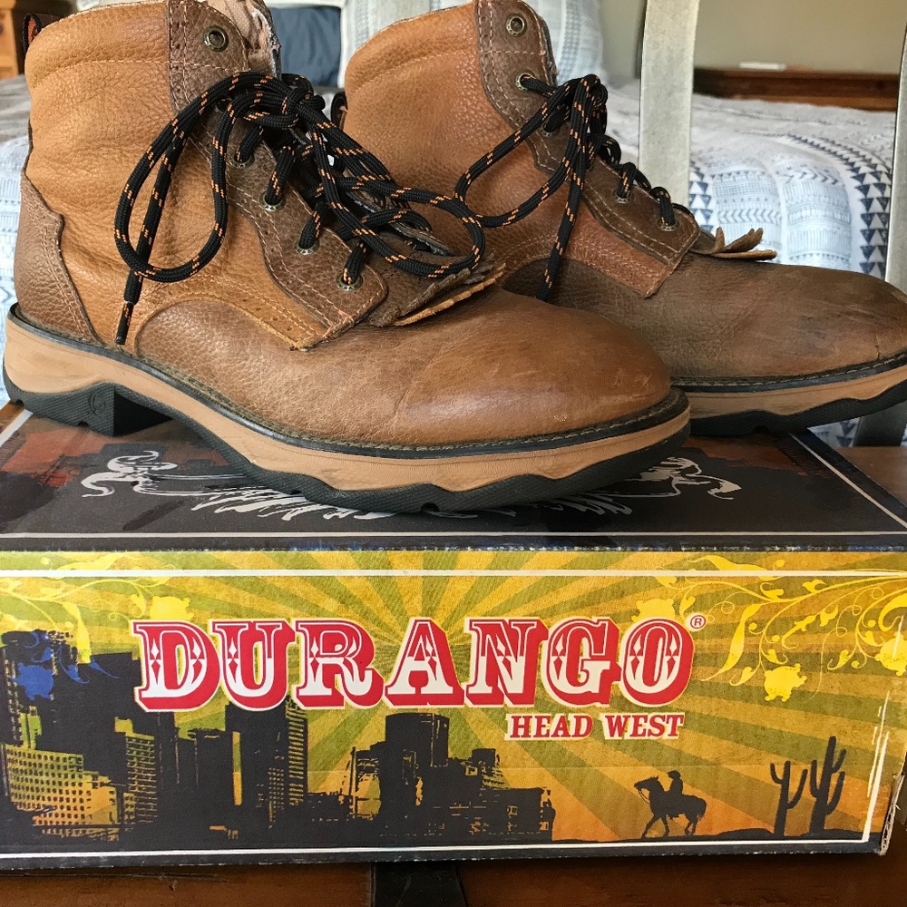 Durango Leather Western Lacer Boots